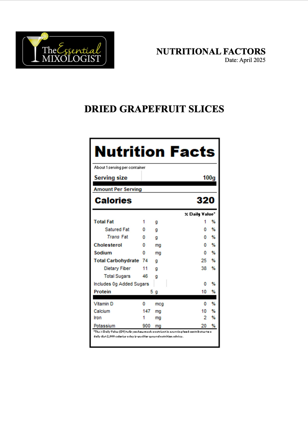 DEHYDRATED GRAPEFRUIT SLICES (GRAPEFRUIT WHEELS)