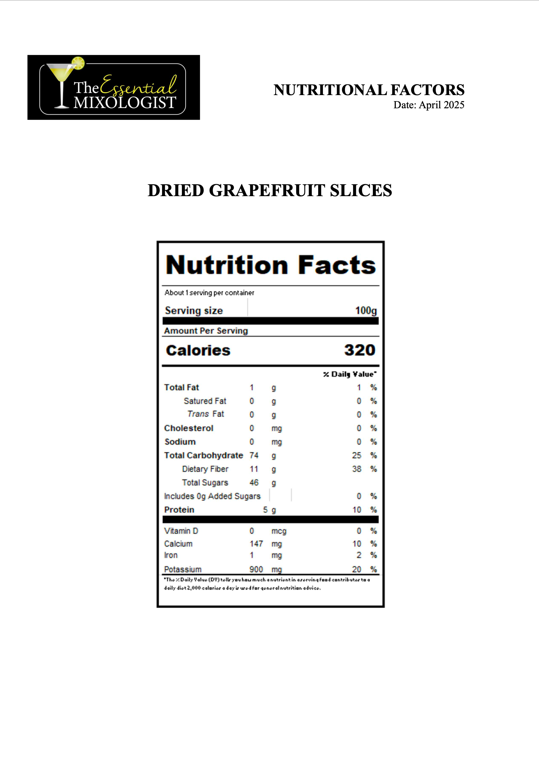 DEHYDRATED GRAPEFRUIT SLICES (GRAPEFRUIT WHEELS)