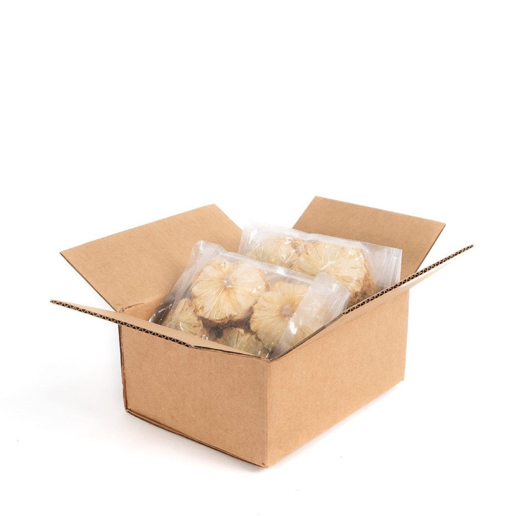 Dehydrated Pineapple for garnish in a case